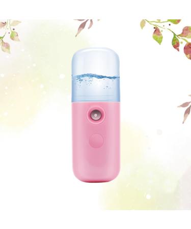 WOONEKY 2pcs USB Charging Steamer Mini Face Steamer Humidifier Face Sprayer Cool Facial Mister Pink - Buy Online on GoSupps.com