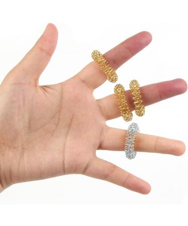 Jiakalamo 15-Part Finger Massage Zappel Toy - Acupressure Ring for Stress Relief & Relaxation | Portable for All Ages | 4 Colors 3 Pieces - Buy Online on GoSupps.com