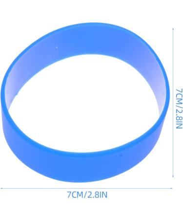 48 Pieces Silicone Straps & Sublimation Cup Holder Rings - Black & Blue - Perfect Accessories for Sublimation Cups - Buy Online on GoSupps.com