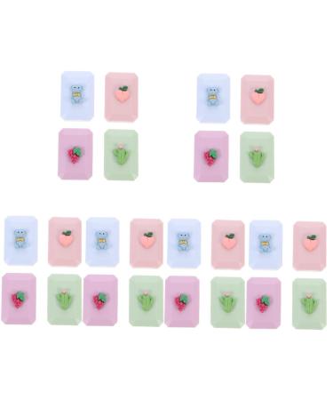 GATUIDA 24 STK Contact lens container Lens Case lenses treat for pink eyes plastic container Local travel case eye care holder suction rod Brillenetui Suitcase