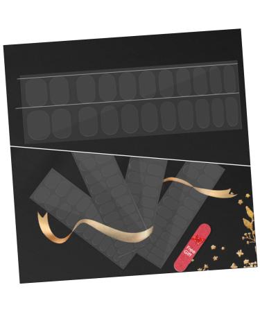 Mikinona 10 Sheets Nail Stickers Gel Nail Wraps with Fingernail Pedicure Stickers Bandelette Clear Nail Wraps Gel Pedicure Kit Gel Nail Strips Manicure Strips P dicure Tip Double Sided Tape - Buy Online on GoSupps.com