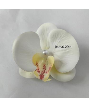 9 Pcs Orchids Hair Clamps Secure Grip Floral Hairpis Fashion Accessory Craft Supplies for All Ages and Occasions - Buy Online on GoSupps.com