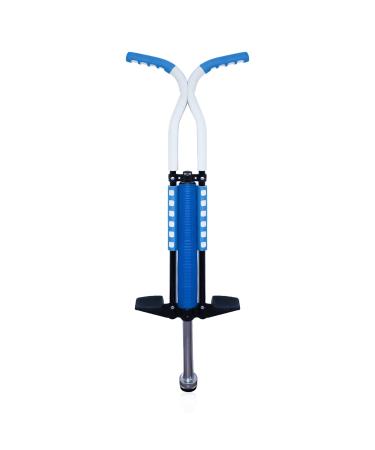 Willingfun Pogo Stick for Kids Age 7, 8, 9, 10 and Up, Pogo Stick Adult, 80 to 160 Lbs, Pro Master Pogo Stick - No AssemblyRequired Blue/White