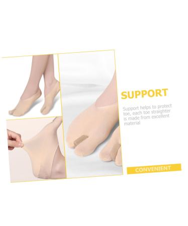 Healvian Hallux Valgus Regulator Separator Boat Socks Tool | 1 Pair for Men & Women | Invisible Polyester Fiber | 17.8x8cm - Buy Online on GoSupps.com