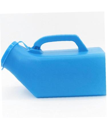 Urine Bottle Male Portable Urinal Pee Bottles Home Urinal Potty Thick Firm Urine Bottle with Lid for Men 1l Blue - Buy Online on GoSupps.com