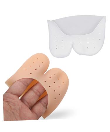 PLAFOPE 2 Pairs Toe Sleeves Shoe Covers for Big Toe Protection - Pointe Cushion Toe Protector with Hole - Buy Online on GoSupps.com