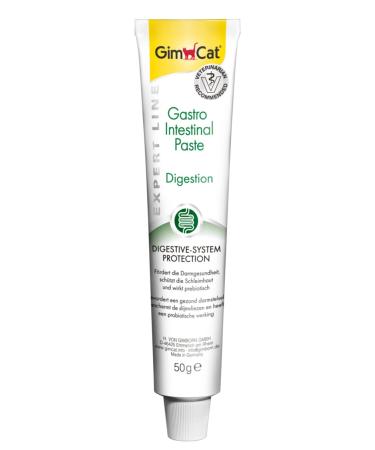 GimCat EXPERT LINE Gastro Intestinal Paste - Functional cat snack that supports digestion and the intestinal flora 1 tube (1 x 50 g)