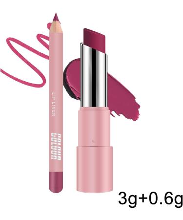 Tinted Lip Balm | Nourishing Lipstick - Non-Sticky Nourishing Matte Balm for Chapped Lips (Women) - Buy Online on GoSupps.com