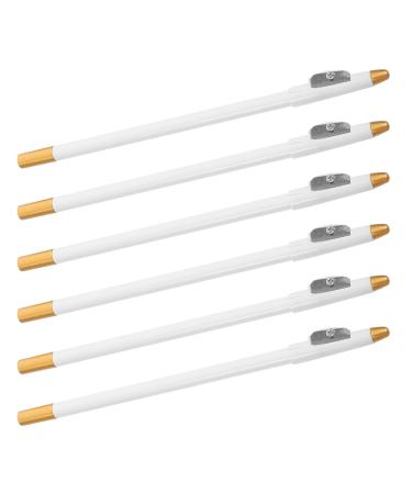 6 Pi ces Crayons Sourcils tanches Crayon Crayons Multifonctionnels pour Sourcils Eyeliner et Barbe R sistants Aux Taches Pinceaux de Coiffure Pr cis pour Hommes