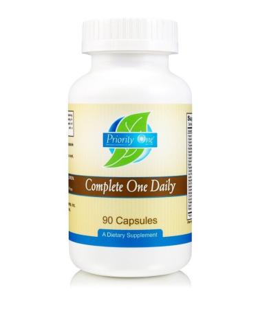 Priority One Vitamins - Complete One Daily - 90 Capsules - Multi Vitamin Mineral Complete Complex