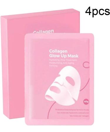 Stibtmr Facial Care Film Glow Up Facial Care Products 4 PartsMoisturizing Firming Patches For Sleep Beauty Eye Neck Spa - Buy Online on GoSupps.com
