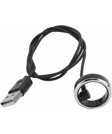 Smart Health Ring 316 Stainless Steel and Ceramic Temperature Detection Health Tracker Smart Ring Black with APP for Sleep Monitoring (9#) - Buy Online on GoSupps.com