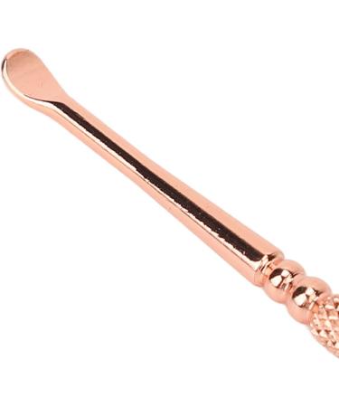 Stainless Steel Rounded Ear Spoon in Rose Gold | Relieve Itching | Beauty Salon Tool - Buy Online on GoSupps.com