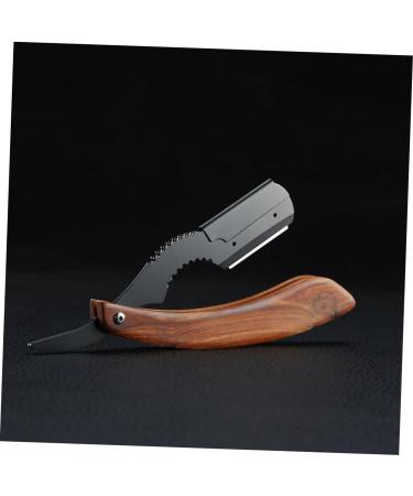 FRCOLOR 3 Pcs Rosewood Beard Trimmer & Shaving Tool Set - Manual Razor Holder for Eyebrows & Beard Care - Buy Online on GoSupps.com
