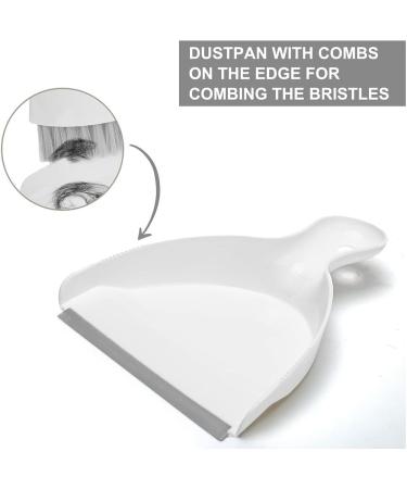 Taozers Dustpan and Brush with Cleaning Brush Combo for Home Desktop Sofa Keyboard Sweeping - Buy Online on GoSupps.com