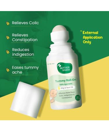 Nutranix Tna Tummy Roll On For Baby Colic Relief Constipation and Indigestion With Hing & Saunf | 100% Ayurvedic - 40ml - Buy Online on GoSupps.com