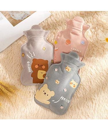 Maies Durable Hot Water Bottle - Cozy PVC Heat Therapy for Stress Relief - Soft Knitted Cover | 1 Piece Perfect for Back Pain Relief - Buy Online on GoSupps.com