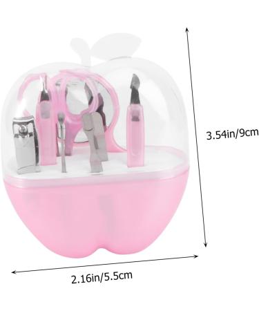 MAGICLULU Nail Clipper Kit Nail Trimmer The Mirror Deer Antler Headband Adult 8 in 1 Nail Trimming Kit Camping Accessory Nail Kit Travel Accessories Manicure Clippers Pink medium Pink - Buy Online on GoSupps.com