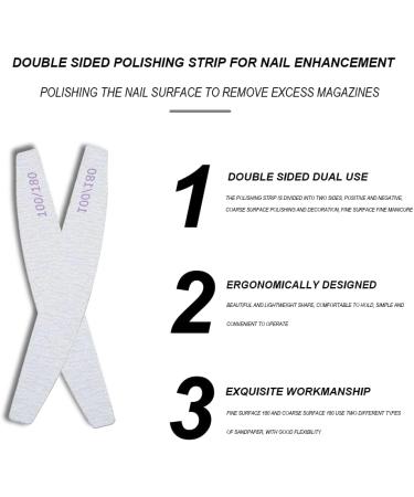 Lmyzcbzl Nail Files 4 Pcs Professional Nail Files Double Sided Emery Board Nail File Nail Styling Tools for Nail Grooming and Styling - Buy Online on GoSupps.com