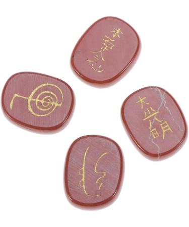 Holibanna Blue Model Foam 3pcs Palm Stone Mini Knit Hats Crystal Stone Pocket Worry Stone Chakra Gemestone Decoration Natural - Buy Online on GoSupps.com