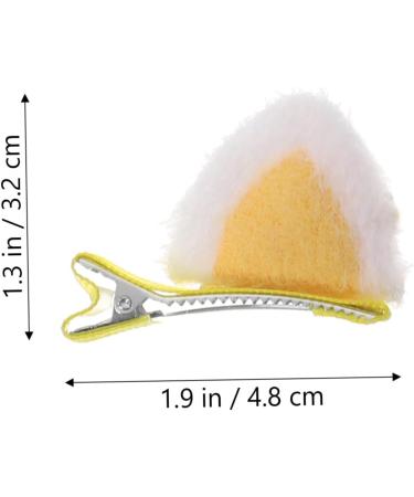 minkissy 20 Pairs Children's Hairpin Cat Ears Plush Ear Hair Clips Furry Ear Hair Clips Ears Hair Clip Little Girl Hair Clips Barrettes for Girls Kids Hairpins Baby Bangs Fabric Kitten - Buy Online on GoSupps.com