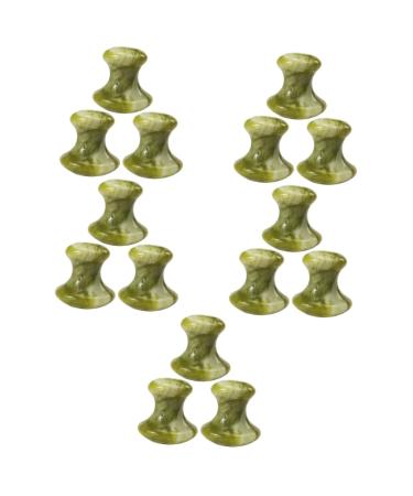 15 StK Meridian massage stone Beauty tools Face massage device for women Multifunctional facial massage devices stone scratching body tools Massage accessories Miss Green X 5 pieces 4x3.6x3.6cmx5pcs