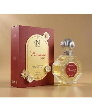 N.I.D.A. BACCARAT 540 Concentrated Attar Perfume Oil (unisex) Vegan Attar Alcohol-Free 20 ml - Buy Online on GoSupps.com