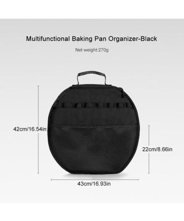 Kcvzitrds Portable Grill Pan Storage Bag Camping Cast Iron Saucepan Carry Bag Picnic Kitchen Utensils Frying Pan Baking Pan - Buy Online on GoSupps.com