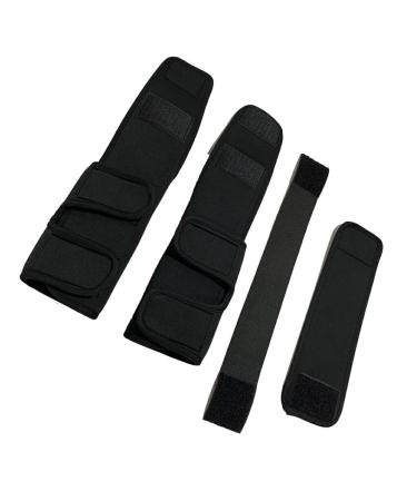 SUDNJIALQ Dog Shoulder Protector Durable And Safe Convenient Polyester Dog Elbow Protector Brace Protector Black S S Black