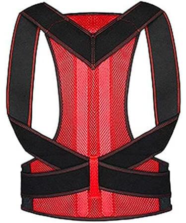 Back Posture Corrector For Women And Men Upgraded Posture Brace With 2 Supportive Bars And Comfy Underarm Pads Pain Relief Lumbar Support Shoulder Red XS Red XS - Buy Online on GoSupps.com