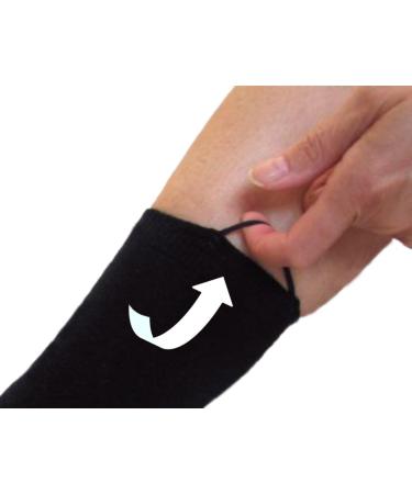 EZ SOX Arthritis Socks for Men & Women | Seamless Toes & Easy Pull-Up Loops | S-M Stripes | Comfortable Support - Buy Online on GoSupps.com