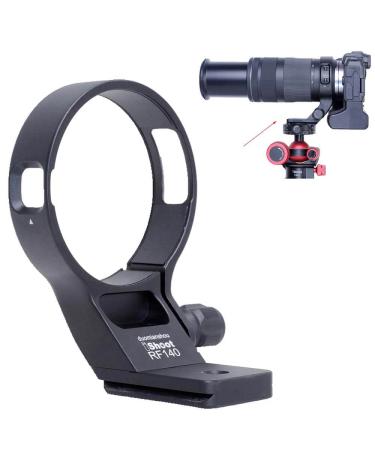 iShoot Metal Lens Collar Tripod Mount Ring Compatible with Canon RF 100-400mm f/5.6-8 is USM, Lens Support Holder Bracket Bottom is Arca-Swiss Fit Quick Release Plate Dovetail Groove