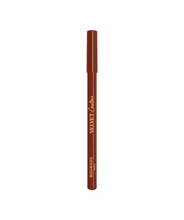 Bourjois Velvet Contour Lip Pencils 12 Brunette Redefines Lips Creamy Matte Texture Precise Application Shea Butter Long-Lasting Hold Up to 8 Hours 1.14 g
