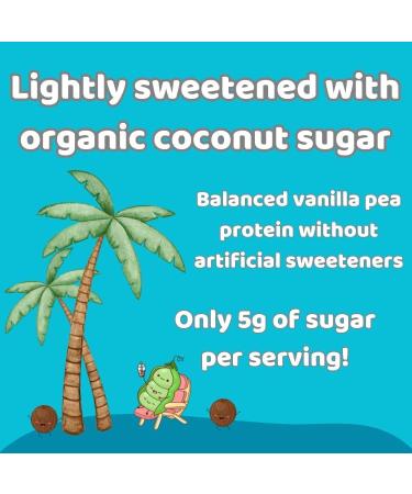 Vegan Vanilla Pea Protein (2lbs) | Organic Non-GMO Plant-Based Protein for Optimal Health - Buy Online on GoSupps.com