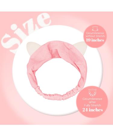 Dreamlover Cat Ears Headband - 6 Pack Makeup Hairband for Women and Girls - Buy Online on GoSupps.com