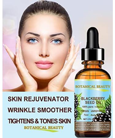 100% Pure Blackberry Seed Oil - Virgin Unrefined Cold Pressed Carrier Oil for Face Skin Hair | 0.5 Fl. oz - Buy Online on GoSupps.com
