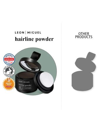 Leon Miguel Approach Powder - Waterproof Hair Concealer for Men & Women | Invisible Hair Makeup - 4G | Gray - Buy Internationally - Buy Online on GoSupps.com