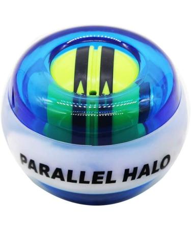 Parallel Halo Power Wrist Ball - Auto Start Gyroscope Ball for Wrist & Forearm Exercises | Arm Strengthener for Muscle & Bone Strength - Blue - Buy Online on GoSupps.com