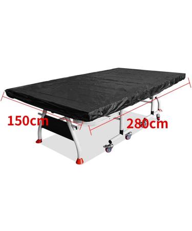 EDIONS Outdoor Table Tennis Table Cover  Waterproof and Dustproof Ping Pong Table Cover Breathable Polyester Protective Cover Can Be Used Indoors and Outdoors. Black onlytable Cover - Buy Online on GoSupps.com
