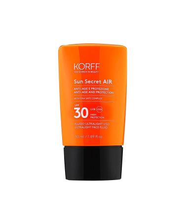 Korff Sun Secret Air Stick SPF30 light texture high UVB and UVA protection moisturizing and anti-aging waterproof 25 ml