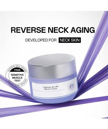 Neck Firming Cream - Tighten Lift & Hydrate | Anti-Aging Neck Cream for Wrinkles & Sagging Skin - 1.7 Fl Oz - Buy Online on GoSupps.com
