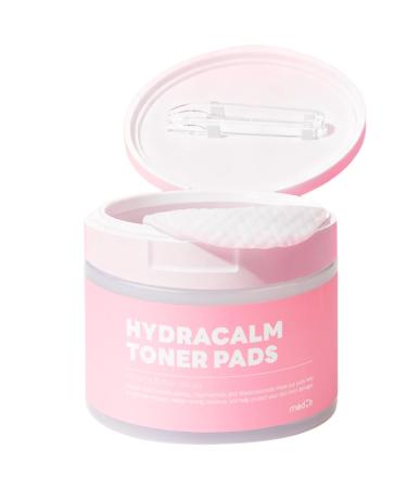 MEDB Hydracalm Toner Pads - 60 Counts Exfoliating Face Pads with BHA & PHA for Acne & Breakouts, 40% Centella Asiatica for Sensitive Skin, Hydrating, Alcohol-Free, Korean Skin Care