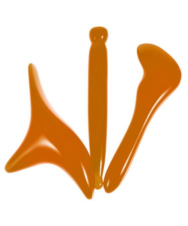 Frcolor 3st massage tab body-guasha board guasha facial tool scratch massager guasha bian neck tool trigger point massage device acupuncture massage device scratching bale wax 11x6cm As shown