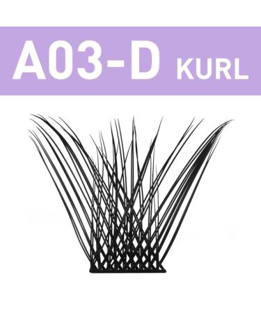 Eyelash Extensions 120PCS - D 8-16 Mix Fake Lashes | Natural DIY Eyelash Extensions | B&Q F01 - Buy Online on GoSupps.com