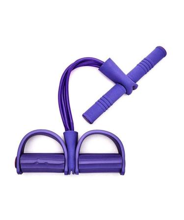 Proleo Multifunction Spanning Seat Fitness Pedal Training Rope Train bands 4 Tube Leg Exerciser Pull Rope Portable Home Gym Device For Fitness Lose Losing Training Training
