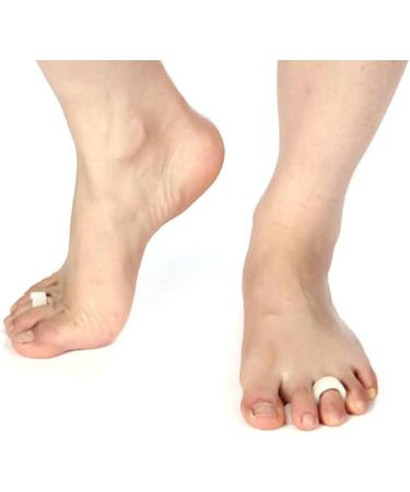 PEDIMEND Silicone Gel Hammer Toe Cushion (1 Pair) - Toe Corrector & Straightener for Curled, Claw, Mallet Toe Relief - Unisex Foot Care - Buy Online on GoSupps.com