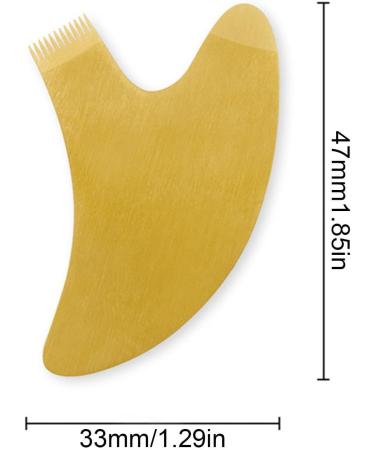 Wpsagek Y Comb Lash Lift Brush | Stainless Steel Lash Perming Brush Tool | Reusable Grafting Eyelash Lift Portable Makeup Beauty Tool Supplies for Girls Women Gold V - Buy Online on GoSupps.com