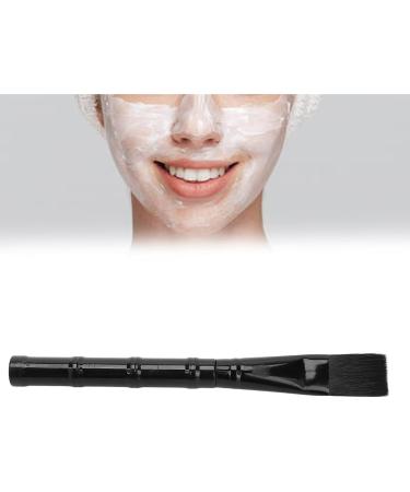 Facial Mask Brush High Density Fine Fiber Hair Apply Evenly Comfortable To Use Easy To Clean Smooth And Soft DIY Cosmetic Facial Mud Mask Applicator (Black Rod Black Hair Black rod black hair brush - Buy Online on GoSupps.com