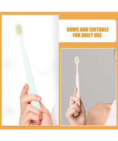 GLEAVI 9 Pieces Soft Manual Toothbrush Set - Wide Brush Head for Home Use - Ideal for Sensitive Gums - International Shipping Available - Buy Online on GoSupps.com