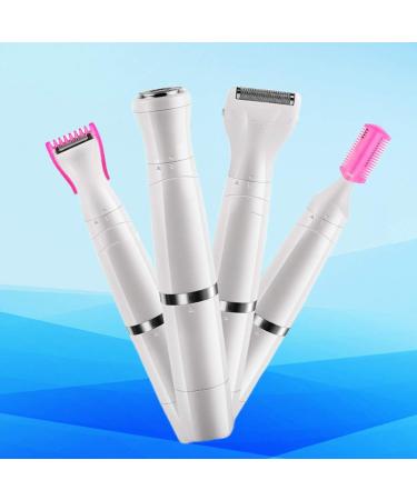 Buy 4-in-1 Electric Razor for Women - Facial & Armpit Shaver Private Trimmer - International Shipping Available - Buy Online on GoSupps.com